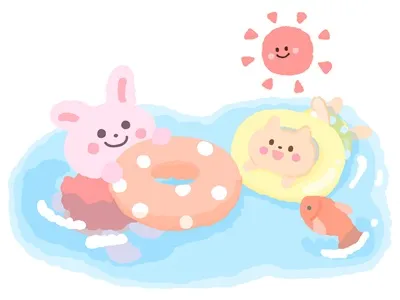 7月 水遊び、シャボン玉遊び