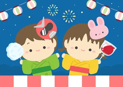 ８月　夏まつり、水遊び